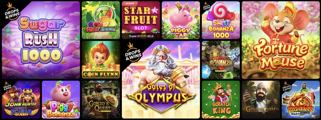 Giochi disponibili al Casinò GratoWin